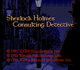 Sherlock Holmes No Tantei Kouza screenshot 2 for PC Engine CD